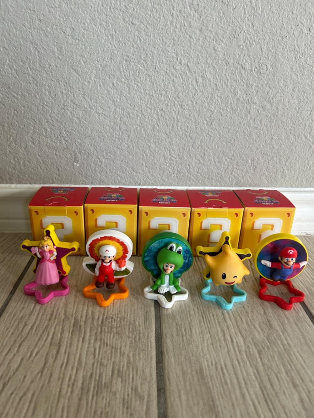 McD HappySuper Mario Character Toys - Set of 5